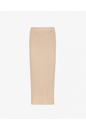 FALDA PUNTO MARKUP BEIGE...