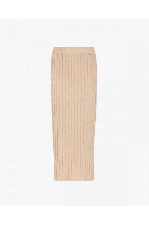 FALDA PUNTO MARKUP BEIGE...