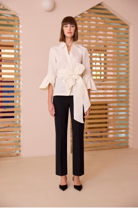 BLUSA CARLA RUIZ TAFETAN...