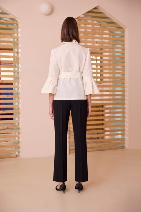 BLUSA CARLA RUIZ TAFETAN...